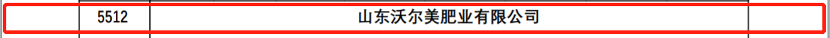 山东沃尔美肥业有限公司   国家级高新技术企业备案公示(图2)